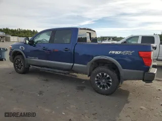2017 Nissan Titan XD PRO-4X with VIN 1N6BA1F41HN567531, listed as a Copart auction lot 72682124 with 140,134 mi miles and Salvage Title. Bid and sale history available at carsss.com. Image 2.