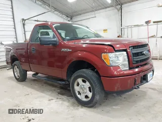 2014 Ford F-150 XL with VIN 1FTMF1EM4EKD79307, listed as a IAAI auction lot 42137527 with 57,963 mi miles. Bid and sale history available at carsss.com. Image 1.