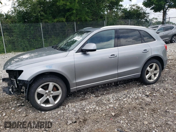 2010 Audi Q5 Premium Plus with VIN WA1LKAFPXAA047477, listed as a Copart auction lot 61100405 with 126,396 mi miles and Salvage title. Bid and sale history available at DreamBid. Image 1.