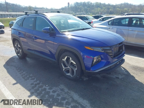 2022 Hyundai Tucson SEL with VIN 5NMJC3AE6NH127253, listed as a IAAI auction lot 41854480 with 38,956 mi miles and . Bid and sale history available at DreamBid. Image 1.