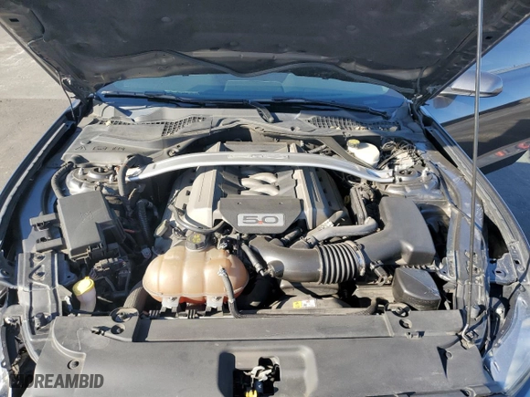 2016 Ford Mustang GT with VIN 1FA6P8CF8G5323395, listed as a Copart auction lot 45343475 with 34,559 mi miles and Salvage Title. Bid and sale history available at carsss.com. Image 12.