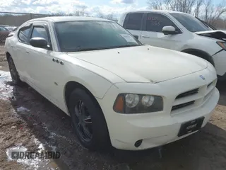 2008 Dodge Charger with VIN 2B3KA43G48H247858, listed as a IAAI auction lot 42019403 with 1 mi miles. Bid and sale history available at carsss.com. Image 1.