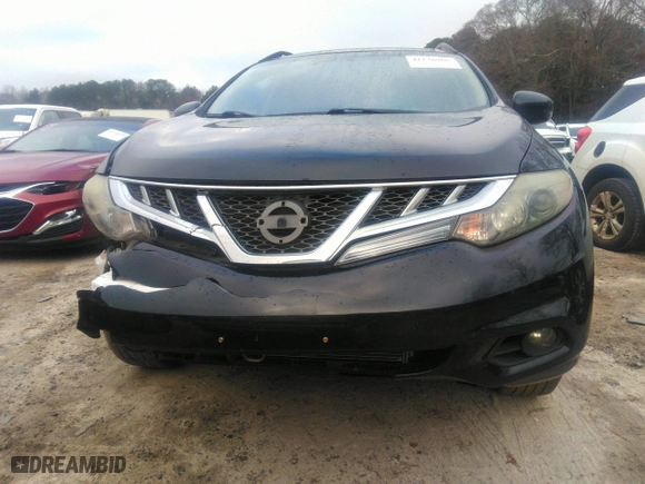 2012 Nissan Murano S with VIN JN8AZ1MU0CW111814, listed as a IAAI auction lot 41136966 with 205,809 mi miles. Bid and sale history available at carsss.com. Image 12.