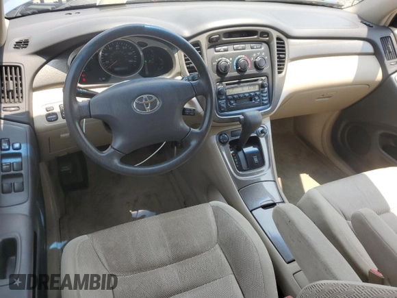 2003 Toyota Highlander z VIN JTEHF21A830151639, wystawiony jako Copart lot #60836165 z przebiegiem 103 270 mil mil oraz Czysty tytuł • Clean title. Historia ofert i sprzedaży dostępna na DreamBid. Obrazek 8.