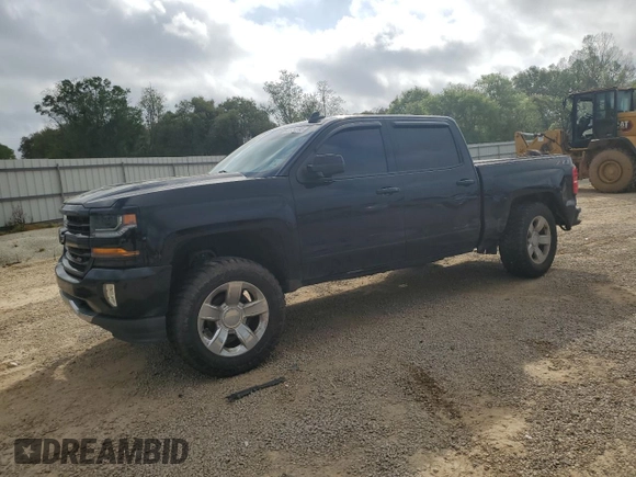 2018 Chevrolet Silverado 1500 LT with VIN 3GCUKRECXJG391707, listed as a Copart auction lot 51452195 with 168,487 mi miles and Salvage Title. Bid and sale history available at carsss.com. Image 1.