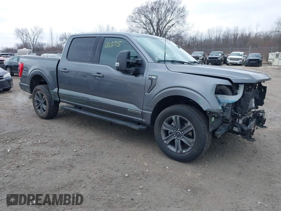2023 Ford F-150 XL with VIN 1FTFW1ED2PFB98355, listed as a IAAI auction lot 42000505 with 14,777 mi miles and . Bid and sale history available at carsss.com. Image 1.