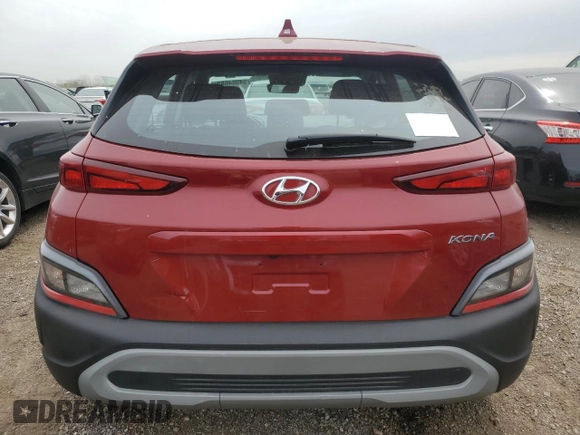 2023 Hyundai Kona SE with VIN KM8K22AB0PU038423, listed as a Copart auction lot 54984685 with 55,426 mi miles and Clean Title. Bid and sale history available at carsss.com. Image 6.