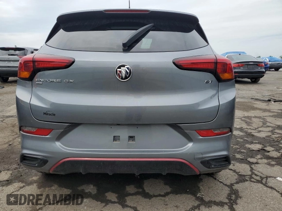 2021 Buick Encore GX Essence with VIN KL4MMGSL6MB168476, listed as a Copart auction lot 64401285 with 19,609 mi miles and Salvage title. Bid and sale history available at DreamBid. Image 6.