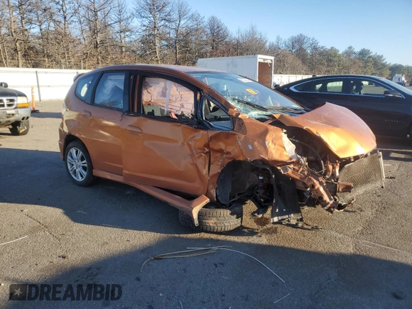 2010 Honda Fit Sport with VIN JHMGE8H43AS003940, listed as a Copart auction lot 51566795 with 181,050 mi miles and Non Repairable. Bid and sale history available at carsss.com. Image 4.