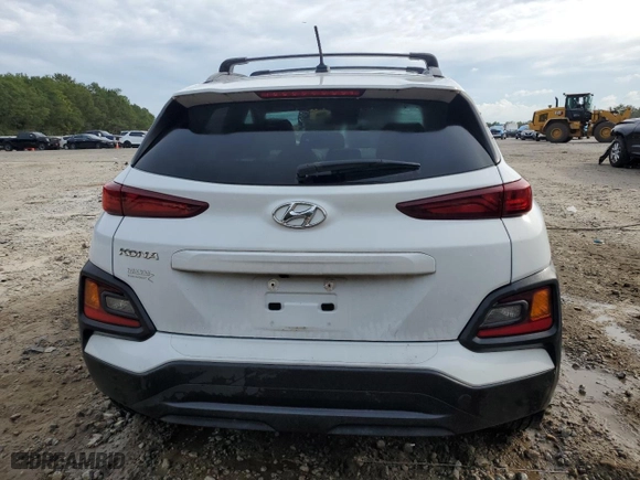 2021 Hyundai Kona SEL with VIN KM8K22AA1MU630349, listed as a Copart auction lot 73941114 with 71,557 mi miles and Salvage Title. Bid and sale history available at carsss.com. Image 6.
