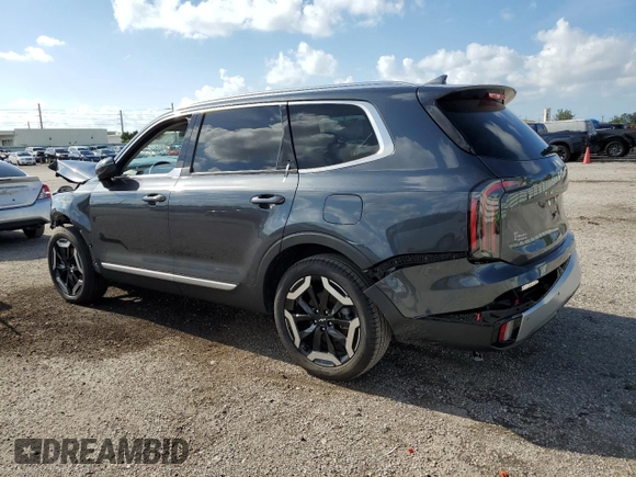 2023 Kia Telluride EX z VIN 5XYP34GC0PG393550, wystawiony jako Copart lot #59342944 z przebiegiem 19 118 mil mil oraz Szkoda całkowita • Salvage title. Historia ofert i sprzedaży dostępna na DreamBid. Obrazek 2.