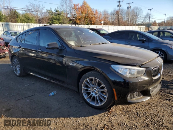 2015 BMW 5 Series 535i Gran Turismo xDrive with VIN WBA5M4C56FD184030, listed as a Copart auction lot 78799914 with 75,488 mi miles and Salvage title. Bid and sale history available at DreamBid. Image 4.