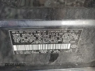2010 Lexus IS 250 with VIN JTHBF5C28A5125252, listed as a Copart auction lot 53668105 with 147,141 mi miles and Salvage Title. Bid and sale history available at carsss.com. Image 12.