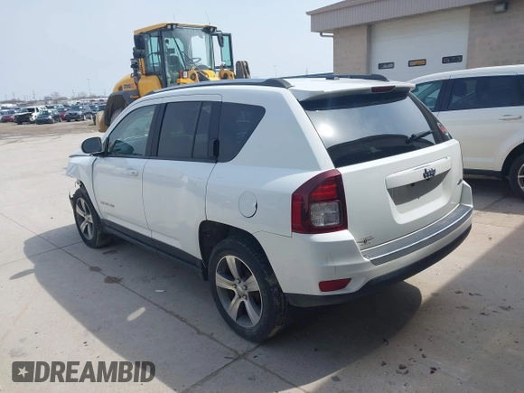 2017 Jeep Compass High Altitude with VIN 1C4NJCEB1HD212246, listed as a IAAI auction lot 42095253 with 123,834 mi miles. Bid and sale history available at carsss.com. Image 3.