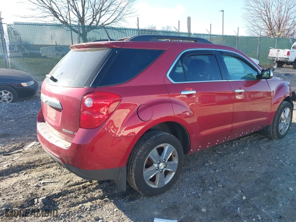 2014 Chevrolet Equinox LT with VIN 2GNFLFEK9E6107987, listed as a IAAI auction lot 41875153 with 74,649 mi miles. Bid and sale history available at carsss.com. Image 4.