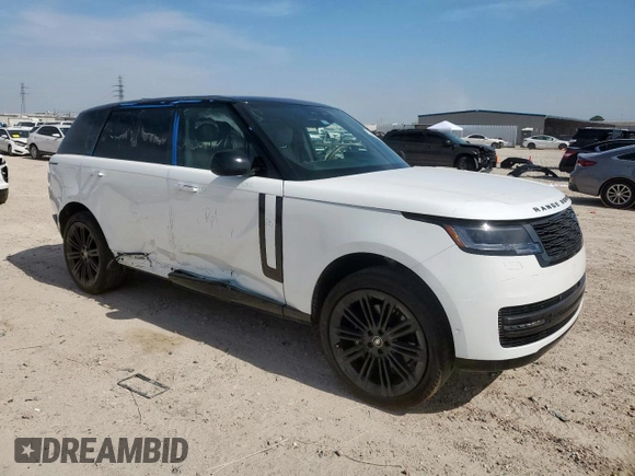 2024 Land Rover Range Rover SE z VIN SALKPBFUXRA200006, wystawiony jako Copart lot #56496285 z przebiegiem 29 459 mil mil oraz Szkoda całkowita • Salvage title. Historia ofert i sprzedaży dostępna na DreamBid. Obrazek 4.