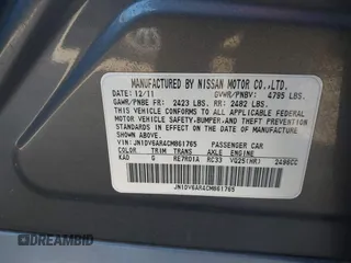 2012 Infiniti G25 x with VIN JN1DV6AR4CM861765, listed as a IAAI auction lot 41545863 with 148,904 mi miles and . Bid and sale history available at DreamBid. Image 9.
