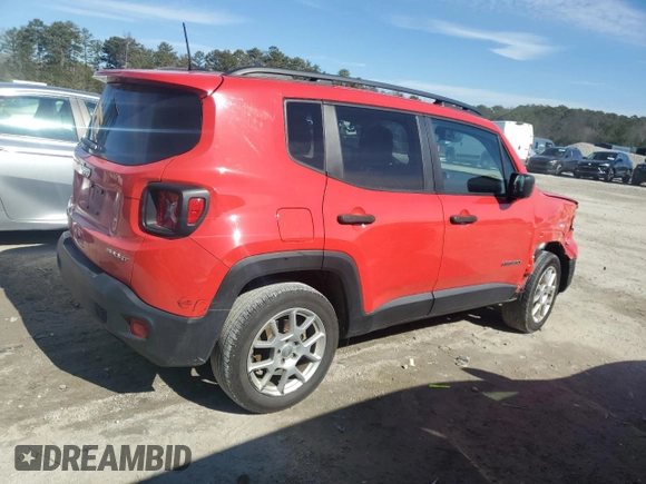 2021 Jeep Renegade Jeepster with VIN ZACNJDAB3MPM28975, listed as a Copart auction lot 42562175 with 65,447 mi miles and Clean title. Bid and sale history available at DreamBid. Image 3.