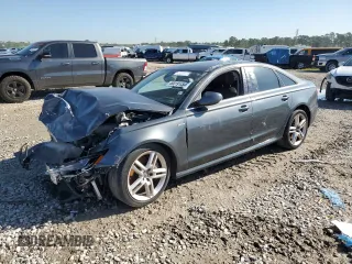 2015 Audi A6 3.0T Prestige with VIN WAUHGAFC2FN019082, listed as a Copart auction lot 50019145 with 0 mi miles and Clean Title. Bid and sale history available at carsss.com. Image 1.