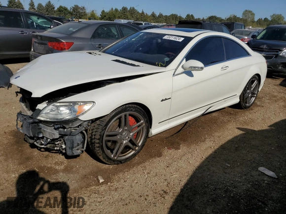 2008 Mercedes-Benz CL-Class V8 AMG with VIN WDDEJ77X88A013475, listed as a Copart auction lot 73311624 with 133,083 mi miles and Salvage Title. Bid and sale history available at carsss.com. Image 1.