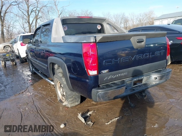 2005 Chevrolet Avalanche LS with VIN 3GNEC12Z65G124198, listed as a IAAI auction lot 41486916 with 280,005 mi miles and . Bid and sale history available at DreamBid. Image 3.