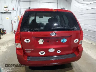 2012 Kia Sedona LX with VIN KNDMG4C71C6418257, listed as a Copart auction lot 49045125 with 65,836 mi miles and Salvage Title. Bid and sale history available at carsss.com. Image 6.