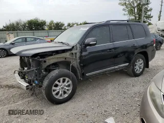 2018 Toyota Land Cruiser z VIN JTMCY7AJ6J4063717, wystawiony jako Copart lot #71155184 z przebiegiem 107 071 mil mil oraz Szkoda całkowita • Salvage title. Historia ofert i sprzedaży dostępna na DreamBid. Obrazek 1.