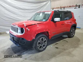 2018 Jeep Renegade Limited with VIN ZACCJBDB8JPG96152, listed as a Copart auction lot 58306035 with 105,792 mi miles and Salvage title. Bid and sale history available at DreamBid. Image 1.