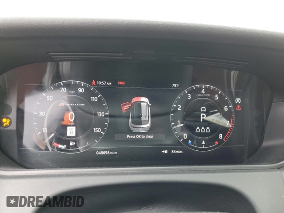 2018 Land Rover Range Rover Velar R-Dynamic HSE with VIN SALYM2RX6JA732852, listed as a Copart auction lot 50694633 with 48,698 mi miles. Bid and sale history available at carsss.com. Image 9.
