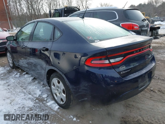 2013 Dodge Dart SE with VIN 1C3CDFAA8DD258894, listed as a IAAI auction lot 41543580 with 153,232 mi miles and . Bid and sale history available at carsss.com. Image 3.