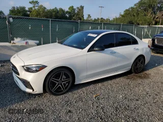 2022 Mercedes-Benz C 300 z VIN W1KAF4HB1NR057557, wystawiony jako Copart lot #66270144 z przebiegiem 17 314 mil mil oraz Szkoda całkowita • Salvage title. Historia ofert i sprzedaży dostępna na DreamBid. Obrazek 1.
