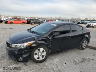 2017 Kia Forte LX with VIN 3KPFK4A77HE029229, listed as a Copart auction lot 50336145 with 96,976 mi miles and Salvage Title. Bid and sale history available at carsss.com. Image 1.