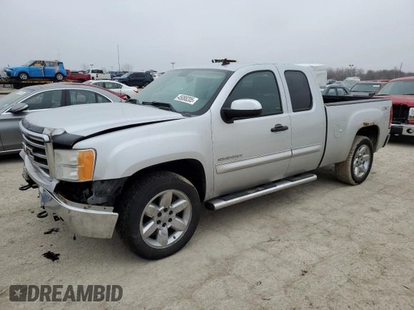 2013 GMC Sierra 1500 SLE with VIN 1GTR2VE74DZ189192, listed as a Copart auction lot 45088205 with 168,404 mi miles and Clean Title. Bid and sale history available at DreamBid. Image 1.