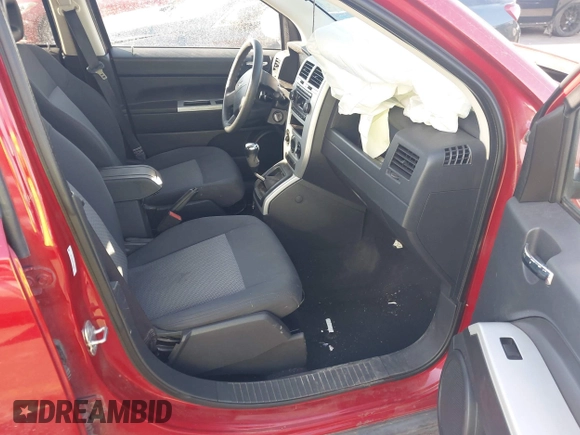 2008 Jeep Compass Sport with VIN 1J8FF47W78D787200, listed as a IAAI auction lot 40565853 with 153,500 mi miles and . Bid and sale history available at DreamBid. Image 5.