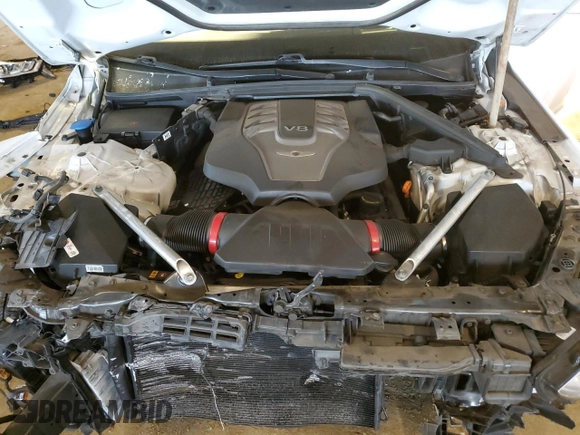 2017 Genesis G90 Ultimate with VIN KMHG54JH7HU029720, listed as a Copart auction lot 87555835 with Not Provided miles and Salvage Title. Bid and sale history available at DreamBid. Image 11.
