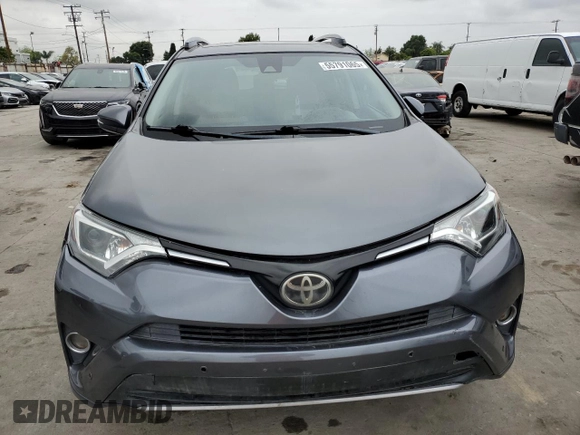 2017 Toyota RAV4 XLE with VIN JTMWFREV6HD097162, listed as a Copart auction lot 55791065 with Not Provided miles and Salvage Title. Bid and sale history available at DreamBid. Image 5.