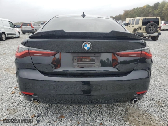 2022 BMW 4 Series 430i with VIN WBA53AP08NCH66086, listed as a Copart auction lot 79436324 with 0 mi miles and Salvage Title. Bid and sale history available at carsss.com. Image 6.