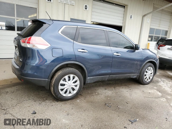 2015 Nissan Rogue SV with VIN KNMAT2MV6FP526890, listed as a Copart auction lot 53944835 with 121,890 mi miles and Clean Title. Bid and sale history available at carsss.com. Image 3.
