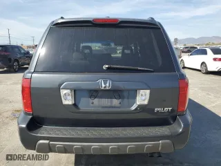 2004 Honda Pilot EX with VIN 2HKYF18664H615189, listed as a Copart auction lot 44841725 with 219,922 mi miles and Salvage Title. Bid and sale history available at carsss.com. Image 6.
