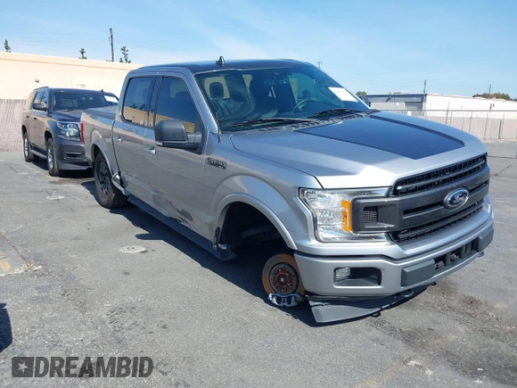 2020 Ford F-150 XL with VIN 1FTEW1E43LKE80078, listed as a IAAI auction lot 41603818 with 66,912 mi miles. Bid and sale history available at carsss.com. Image 1.
