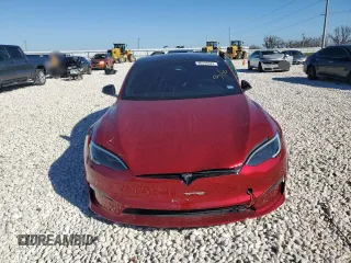 2024 Tesla Model S Plaid с VIN 5YJSA1E61RF533045, выставлен на аукционе Copart как лот 86246324 с пробегом Не указан миль и Списание • Salvage title. История ставок и продаж доступна на DreamBid. Изображение 5.