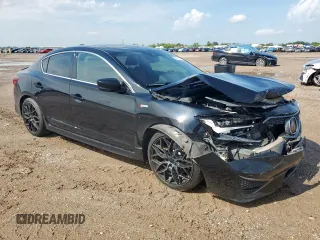 2019 Acura ILX Premium with VIN 19UDE2F87KA007666, listed as a Copart auction lot 61097745 with 208,813 mi miles and Salvage title. Bid and sale history available at DreamBid. Image 4.