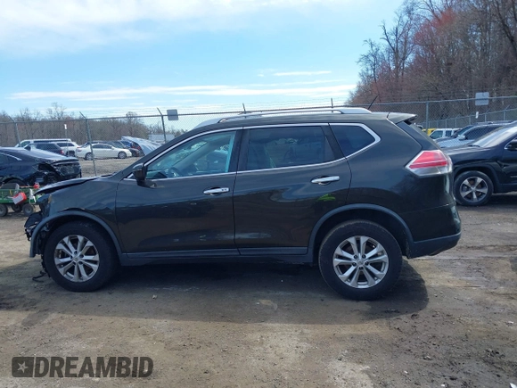 2016 Nissan Rogue SV with VIN KNMAT2MV0GP644922, listed as a IAAI auction lot 41881055 with 118,703 mi miles. Bid and sale history available at carsss.com. Image 14.