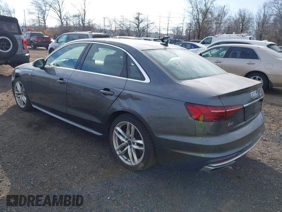 2022 Audi A4 S line Premium Plus z VIN WAUEAAF41NN015360, wystawiony jako IAAI lot #41320262 z przebiegiem 63 275 mil mil oraz . Historia ofert i sprzedaży dostępna na DreamBid. Obrazek 3.