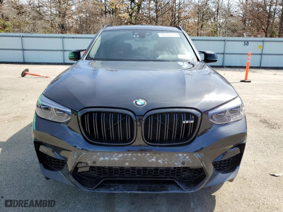 2020 BMW X3 M Competition with VIN 5YMTS0C08L9B17256, listed as a Copart auction lot 48644274 with 25,865 mi miles. Bid and sale history available at carsss.com. Image 5.