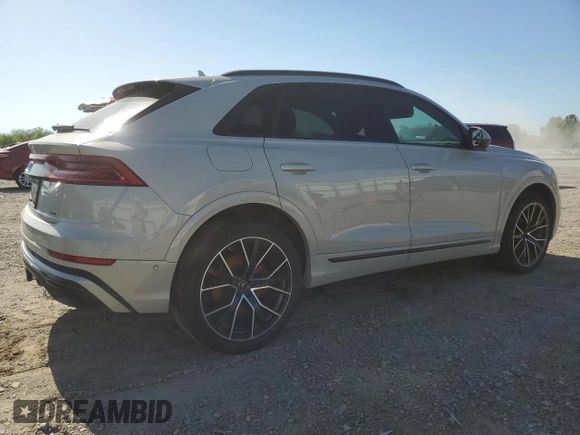 2023 Audi Q8 Premium Plus with VIN WA1EVBF14PD034863, listed as a Copart auction lot 52172605 with Not provided miles and Salvage title. Bid and sale history available at DreamBid. Image 3.