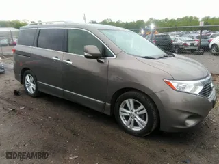 2014 Nissan Quest S with VIN JN8AE2KP1E9104483, listed as a IAAI auction lot 41982871 with NaN miles. Bid and sale history available at carsss.com. Image 1.