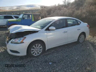 2013 Nissan Sentra FE+ S with VIN 3N1AB7AP7DL767245, listed as a Copart auction lot 46358725 with 61,035 mi miles and Salvage Title. Bid and sale history available at DreamBid. Image 1.