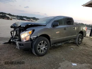 2024 Nissan Titan SV with VIN 1N6AA1EC0RN114345, listed as a Copart auction lot 78465884 with 12,388 mi miles and Salvage title. Bid and sale history available at DreamBid. Image 1.