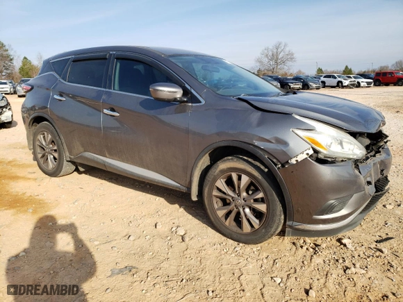 2017 Nissan Murano S with VIN 5N1AZ2MG3HN199276, listed as a Copart auction lot 43985515 with 222,881 mi miles and Salvage Title. Bid and sale history available at carsss.com. Image 4.